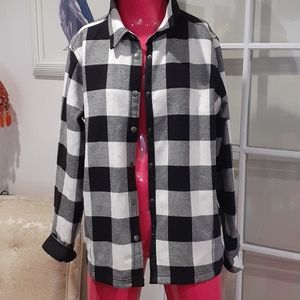 Orvis black and white jacket